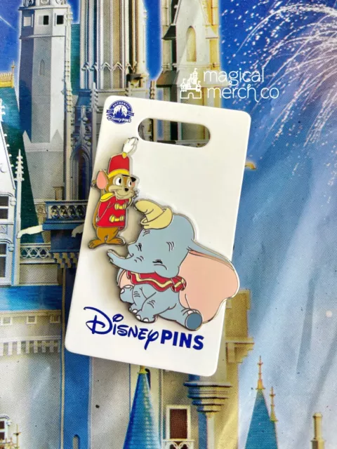 2023 Disney Parks Dumbo & Timothy Mouse Open Edition 2 Pin Set