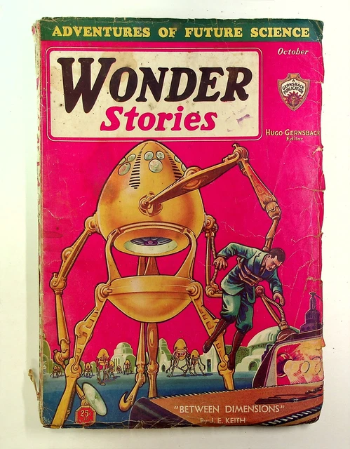 珍品 1931 PULP MAGAZINE: 'WONDER STORIES' Wonder Stories 1931 July. Pulp | eBay