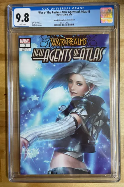 War of the Realms New Agents of Atlas 1 2nd Print CGC 9.8