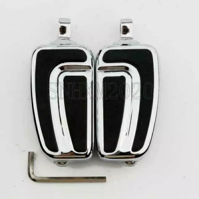 Motorcycle Male Mount Foot Pegs Pedal For Harley Touring Cruiser Chopper Bobber
