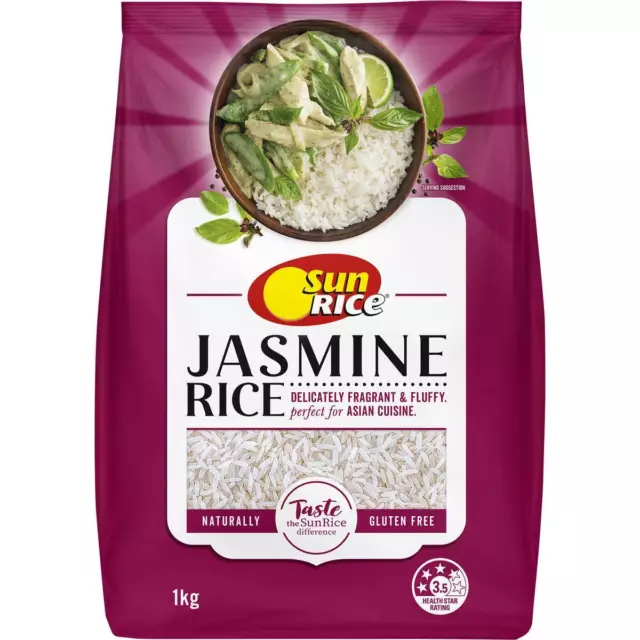 Sunrice Jasmine Rice Pouch 1kg
