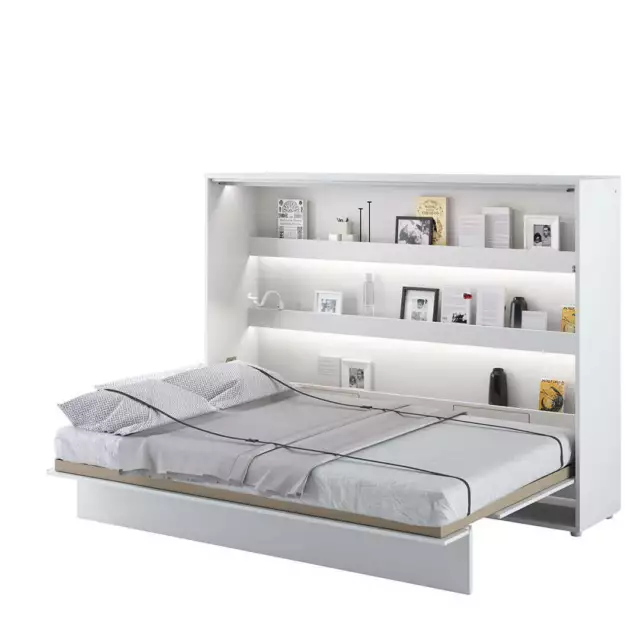 Lit Escamotable Lenart Mural 140x200 Bed Concept D'Invité Horizontal Lits