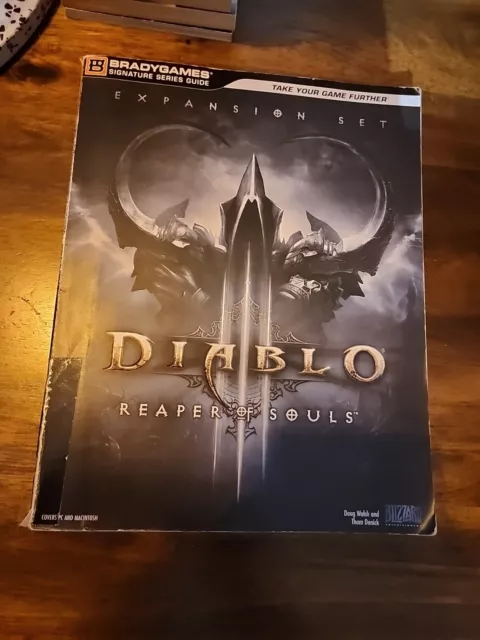 Diablo III 3 Expansion Set Reaper of Souls Brady Games Signature Series Guide PB