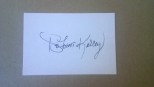 DeFOREST KELLEY SIGNED 4x6 INDEX CARD AUTOGRAPH - STAR TREK