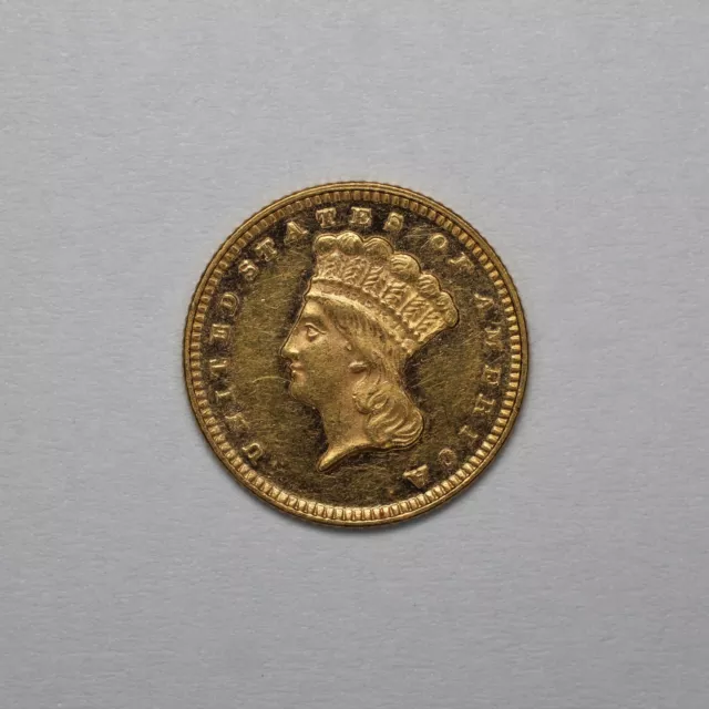 1874 $1 Indian Princess Head Gold Dollar