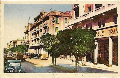 Postcard africa morocco casablanca boulevard de la gare