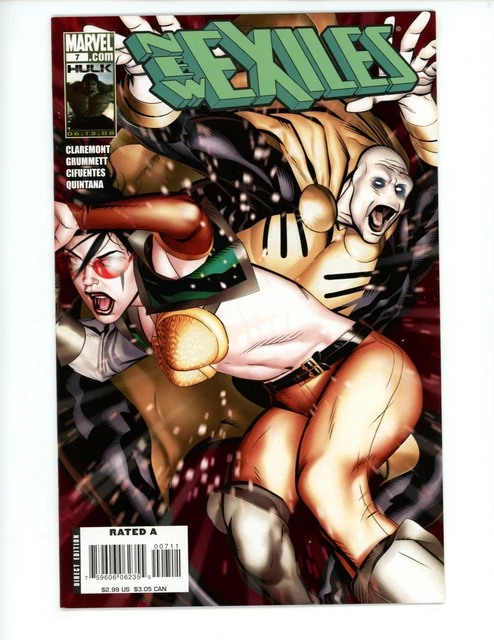 New Exiles #7 2008 VF/NM War between the British and the French Comic