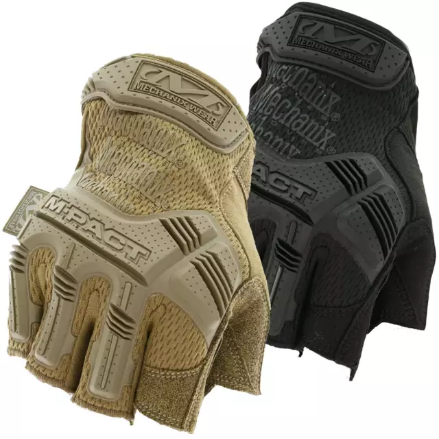 Mechanix Wear M-Pact fingerlose Handschuhe taktisch Militär Armee Airsoft