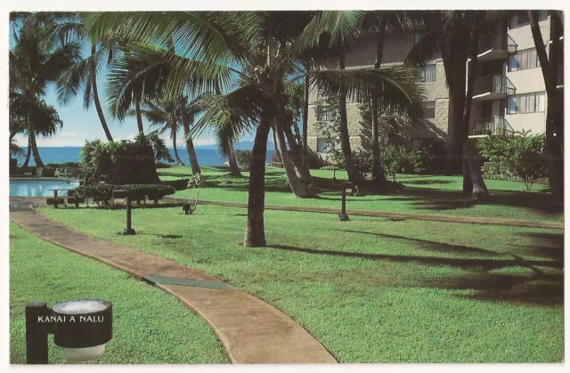 Hawaii Maui Nalu Vacation Condominium Resort Maalaea Vintage Postcard