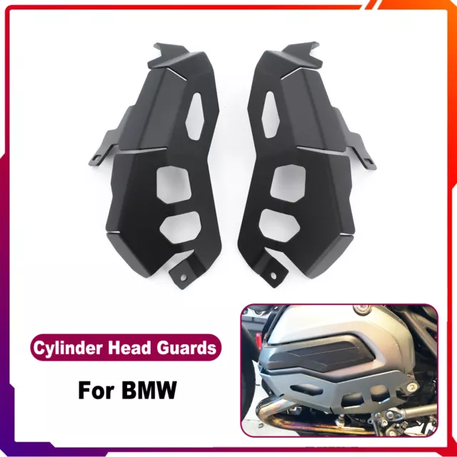 Für BMW R1200GS/ADV R1200R/RS/RT LC Motor-Zylinderkopfschutz Aluminum Schwarz