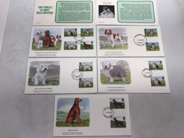 "Magic of Man's Best Friend" Dogs Great Britain 1st Day of Issue Cover  FDC~L81