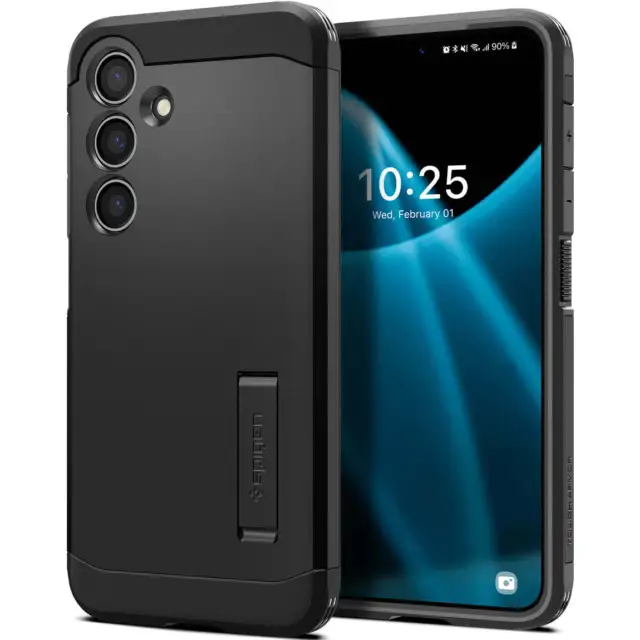 Handyhülle für Galaxy S24 Spigen Case Cover Etui Futeral Hülle Tasche Schwarz