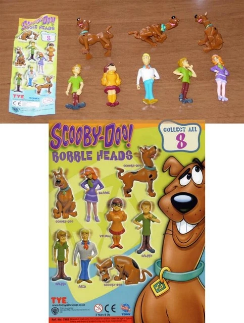Set 8 Figurine Scooby Doo Bobble Heads Série TOMY gashapon Aussi Pour Gâteau