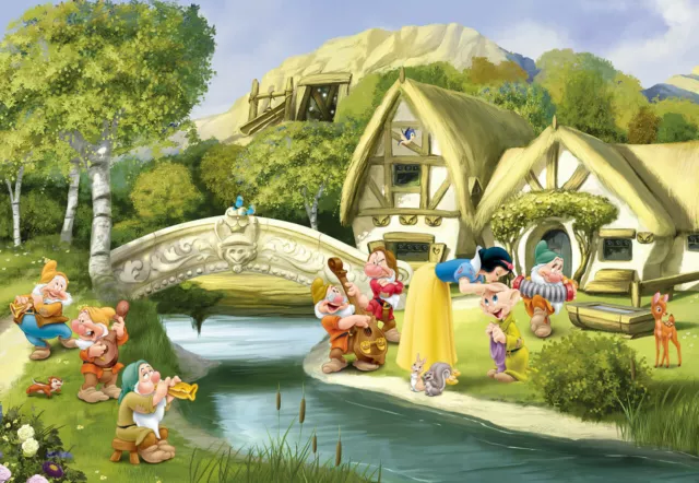 Papel pintado mural Blancanieves Disney decoración de cartel grande + PEGAMENTO