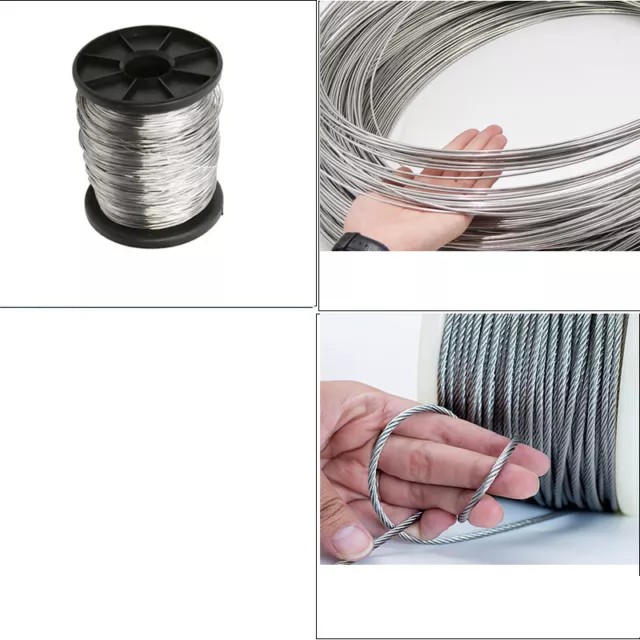 Stainless Steel Spring Steel Wire Soft / Hard Dia 0.1mm-3.0mm DIY Accessories