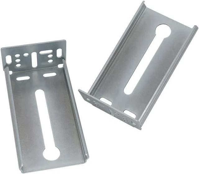 5 Pairs Rear Mounting Brackets for Drawer Slide - LONTAN B4502 Cabinet Drawer