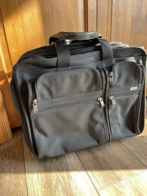 Vintage Tumi Luggage with Laptop Insert-Briefcase- Travel Bag- Alpha