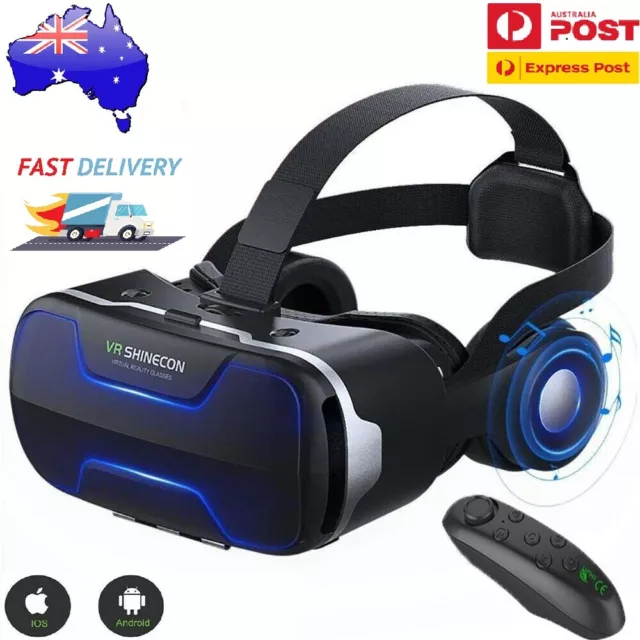 VR glasses one machine headset 3D glasses virtual reality with headphones Helmet