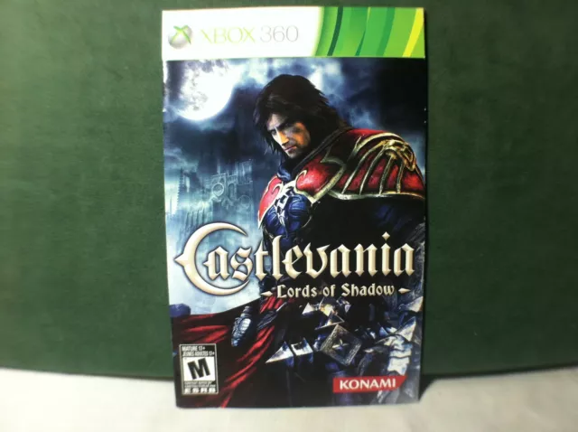 Xbox 360 Manual Castlevania Lords of Shadow