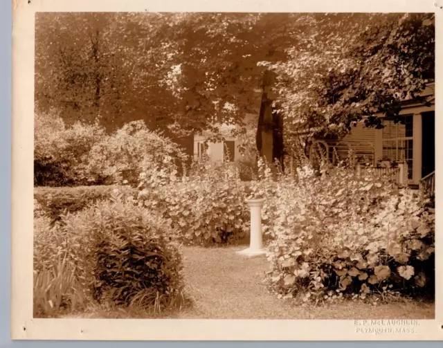 MAGNIFICENT AMERICAN OLD TOWN GARDEN´S HOUSE 1930s E P McLAUGHLIN Photo Y 414