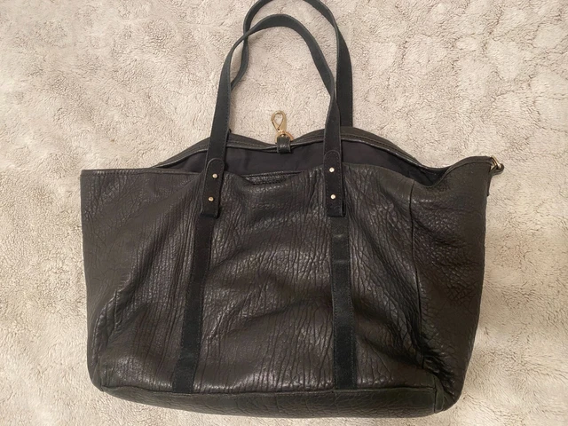 Sac Créateur En Cuir D'agneau Pleine Fleur - Noir - France - Neuf Avec étiquettes