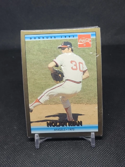 1992 Donruss Coca-Cola Coke NOLAN RYAN Angels 1972 #6 HOF - Sealed
