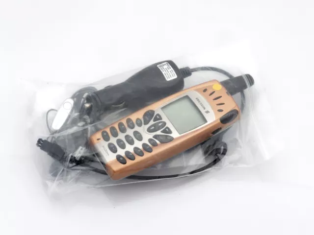 *VERY RARE* Ericsson R520m PROTOTYPE 153 TU1 Orange Cell Phone from 2001, Sweden