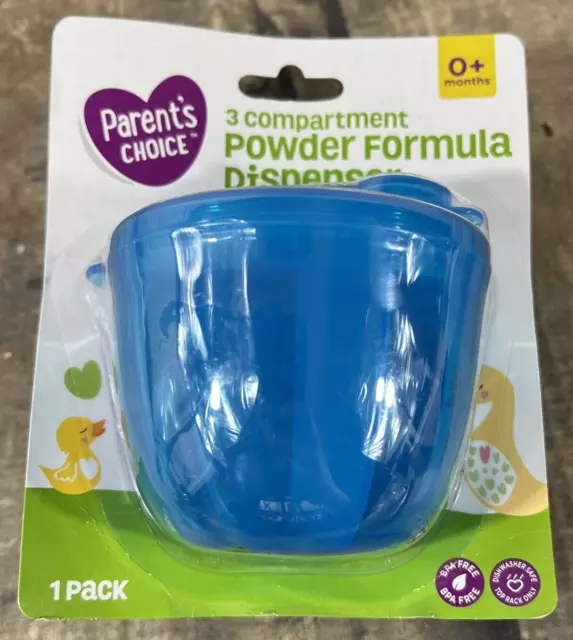 Parent's Choice 3 Compartment Powder Formula Dispenser