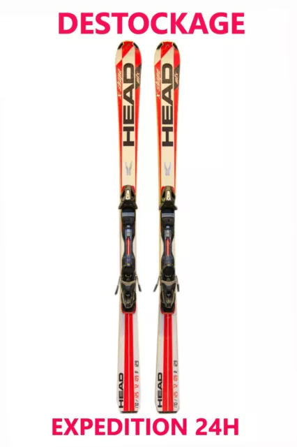 ski  occasion adulte HEAD "SUPER SHAPE" taille: 170 cm = 1 mètre 70 + fixations.