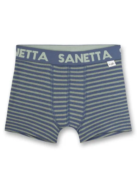 Sanetta Boys Shorts - Pants, Underpants, Logo Waistband, Organic Cotton,