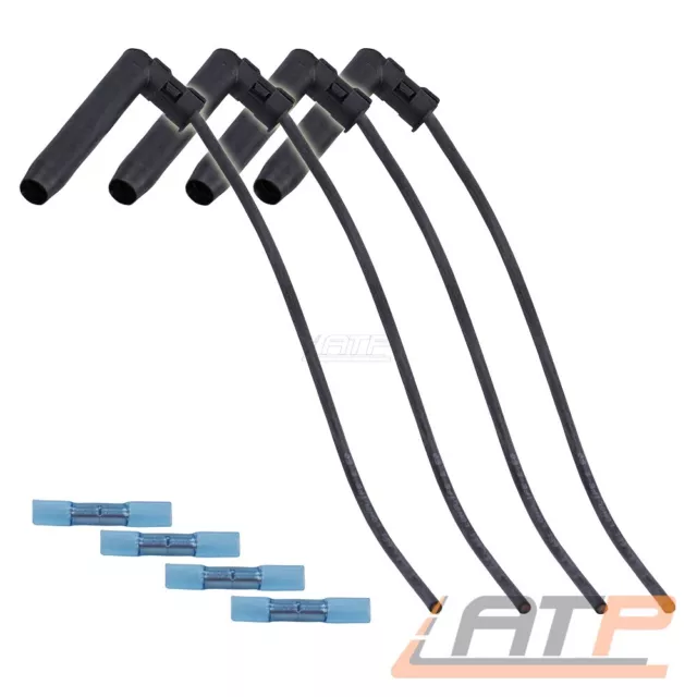 4x UNIVERSAL GLÜHKERZENSTECKER KABEL REP.-SATZ STECKER FÜR GLÜHKERZE DIESEL LANG