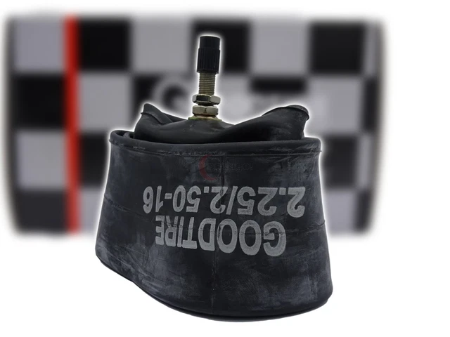 Goodtire Moto camera d'aria 16 Pollici 2.25/2.50-16 Valvola: TR-4 2.15 16,2.50