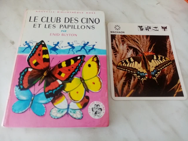 NOUVELLE BIBLIOTHEQUE ROSE Le Club Des Cinq Et Les Papillons E Blyton N