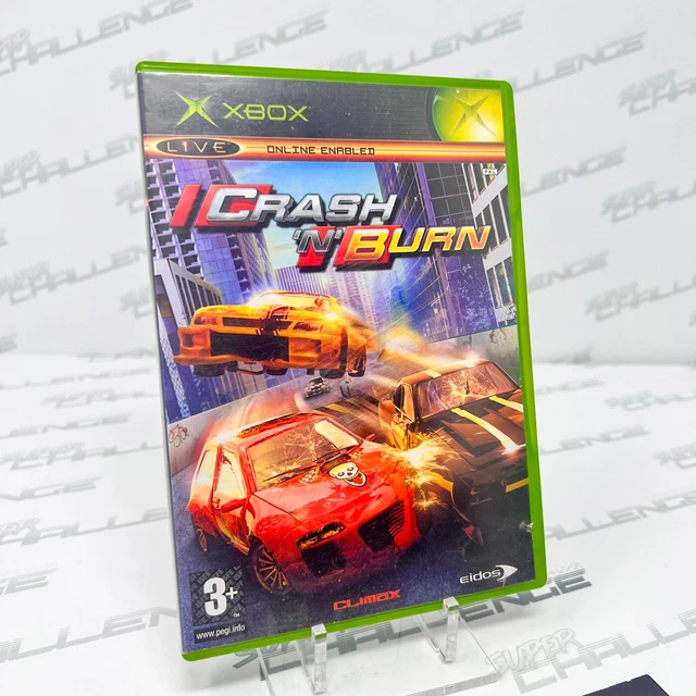 Crash N Burn Xbox Microsoft PAL/UK Eidos Complete with Manual