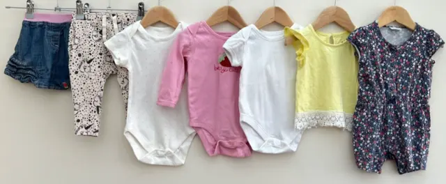 Baby Girls Bundle Of Clothing Age 6-9 Months Gap Zara M&S