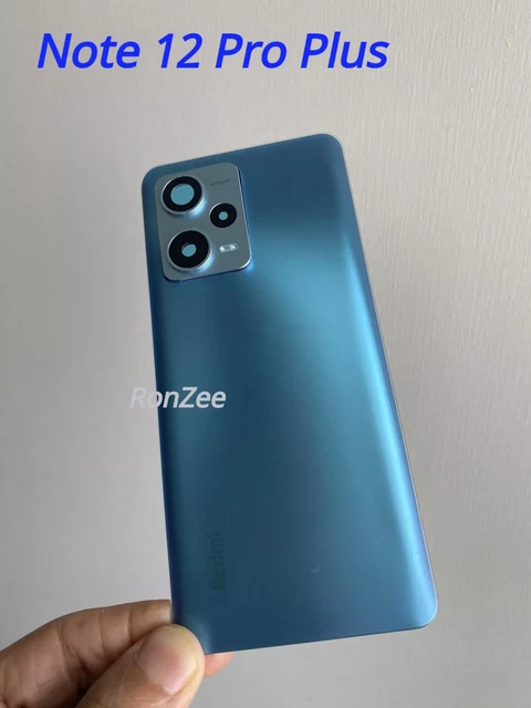 Coque Arrière + Verre Pour Xiaomi Redmi Note 12 – Bleu – Cache Batterie Et Lentilles Inclus