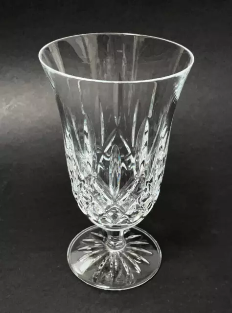 Waterford Lismore Cut Crystal Stemmed Iced Tea Glass Signed