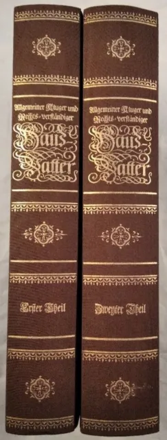 Allgemeiner Kluger und Rechts-verständiger Haus-Vatter [6 Bände in 2 Bücher]. Oe