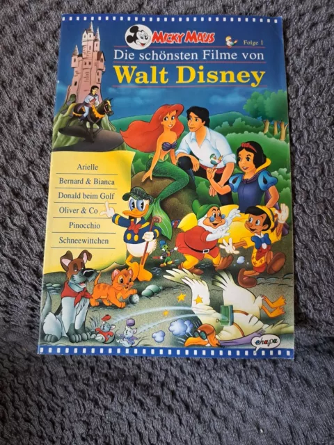 Micky Maus Beilage zu Heft 13/91 • Die schönsten Disney Filme • Folge 1