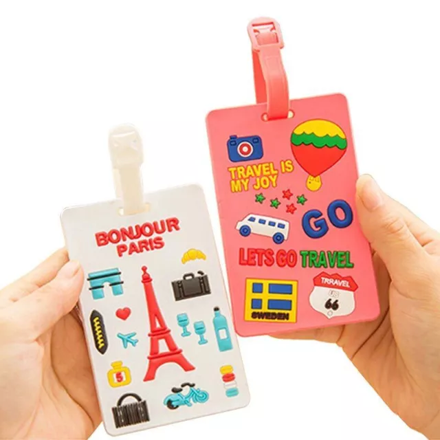 Luggage Tag Travel Accessories Suitcase Label Silicon Suitcase ID Address Holder