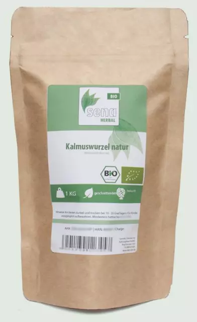 SENA-Herbal Bio -  geschnittene Kalmuswurzel natur- (1kg)