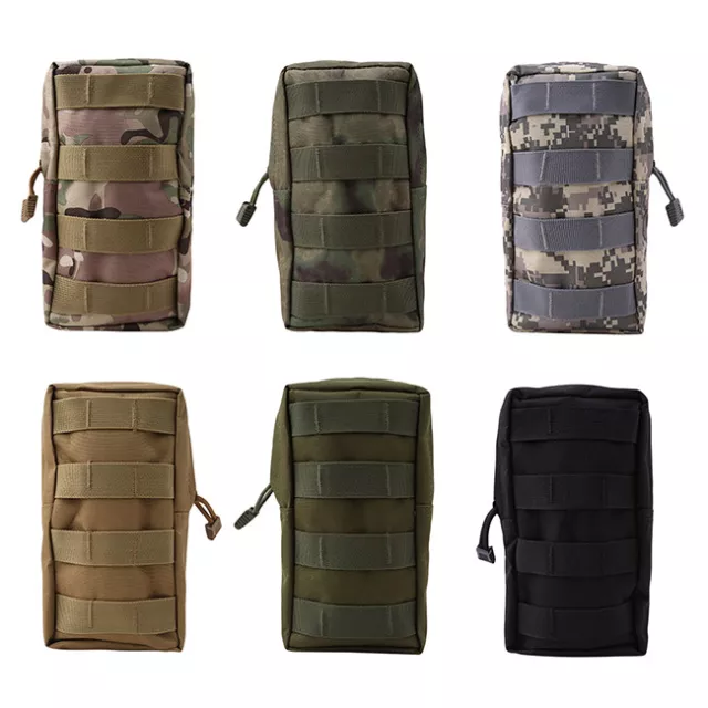 Military Tactical Waist Bag Belt Pack Outdoor Molle Phone Pocket Pouch DMF