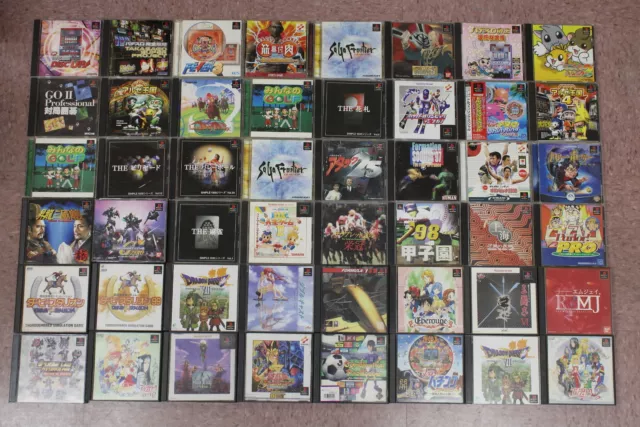 Wholesale Lot of 45 PS1 PlayStation 1 Games (Untested)