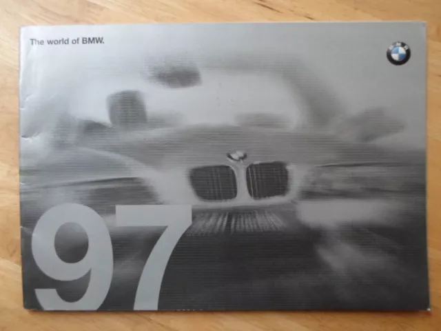 BMW RANGE 1997 UK Mkt Sales Brochure - 3 5 7 8 Series M3 Mclaren K1200 RS Z3