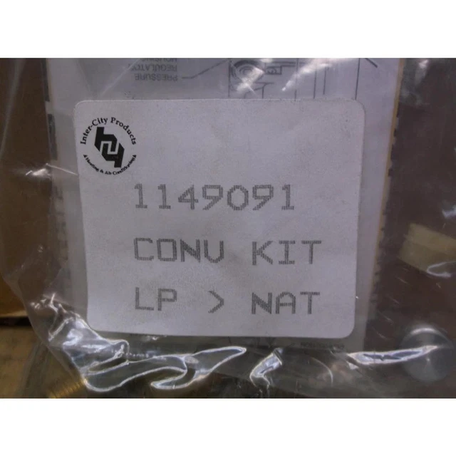 Icp 1149091 Lp To Natural Gas Conversion Kit 23960 Icp 1149091 Lp To Natural Gas Conversion Kit 23960