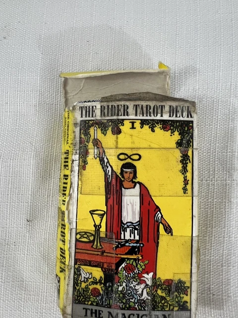 Original Rider Waite Tarot Deck illustration of The Magician card