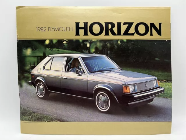 1982 PLYMOUTH HORIZON 4-DOOR HATCHBACK Auto Dealer Car Sales Brochure Features