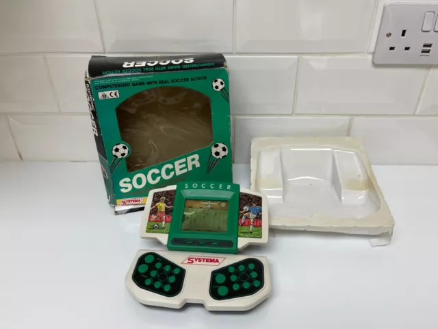 Vintage Systema Soccer Lcd Game BOXED & FULL WORKING ORDER