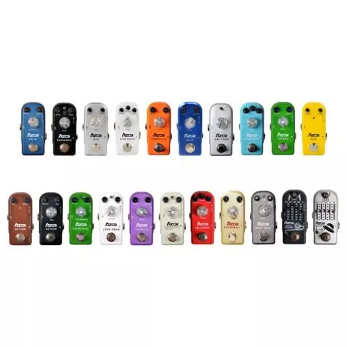 AZOR Mini-Gitarrenpedal Gitarren Effekt Pedal Gitarrenzubehör 9V Gitarrenpedal