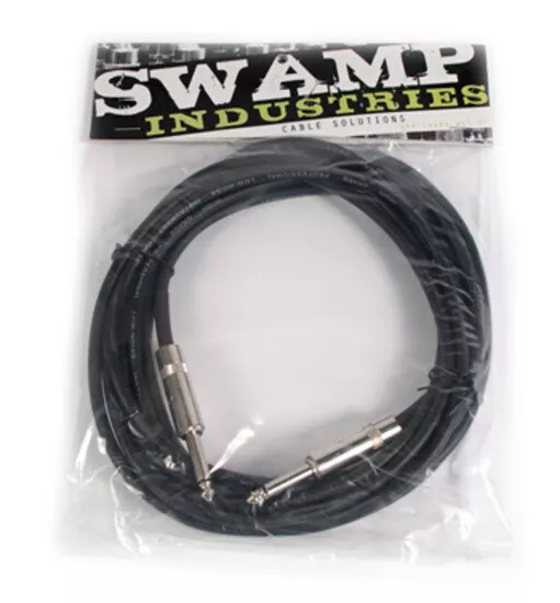 SWAMP Stage Series Guitar Lead - Pro Quality 1/4" Mono Jack Instrument Cable 2